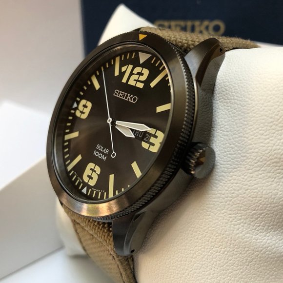 Unworn Sport Seiko Solar with Nylon Strap SNE331 - Picture 4 of 11